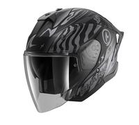 Casco SKWAL JET CUP SPEED-FANCY Argento Nero Opaco SHARK - UE: M