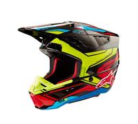 Casco Cross Alpinestars SM5 Action 2 Nero/Giallo/RossoS Nero,Giallo,Rosso