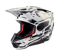 Alpinestars S-M5 Mineral, casco da motocross XXL male Opaco Nero/Bianco/Grigio Scuro