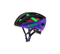 Casco smith network mips nero viola