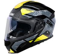 casco smk gullwing navigator - grigio / giallo XS