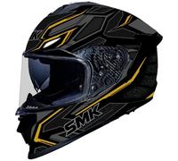 casco smk titan panther - nero opaco / arancione XL