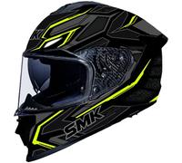 casco smk titan panther - nero opaco / fluo XL