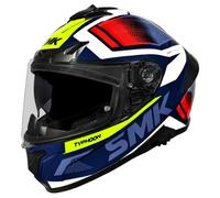 casco smk typhoon thorn - blu / giallo XL