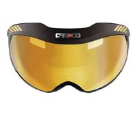 Casco SNOWmask 6 Visier Vautron dark brown - Multilayer red