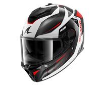 SHARK Casco integrale Spartan GT Pro Carbon Mekarium, Nero/Bianco/Rosso XS Donna