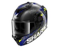 Casco Integrale Shark SPARTAN GT PRO CARBON SPEED-VIB Carbon Anthracite Blue