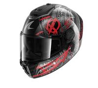 SHARK Casco Integrale SPARTAN RS Carbon Shiever – Carbonio Rosso/Nero Taglia XL