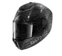 SHARK Casco Integrale SPARTAN RS REPTAIA Nero Opaco Taglia XS