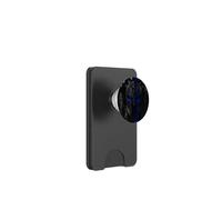Casco Spartan Sottile Linea Blu Bandiera Americana PopSockets PopWallet per MagSafe