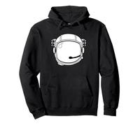 Casco Spaziale Nerd Spaceman Felpa con Cappuccio