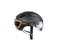 Casco speedairo2 rs amberfury black beige visiera fotocromatica vautron