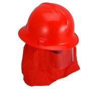 Casco Spegnimento per Abs Antincendio Vigili Fuoco Rosso