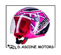 Casco Spiderman per Bambina , Omologato , Moto e Scooter , Taglia M ( 49-50 cm)