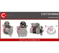 CASCO Starter 0.85 KW Per Peugeot 206 CC 1.6 16V 1.4I 1.1I CITROËN C3 I