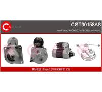 CASCO Starter 0.90 KW Adatto Per Fiat 500 1.2 1.4 Ford KA Giulietta CST30158AS