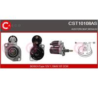CASCO Starter 1.10 KW Adatto Per Audi A3 1.8 VW New Beetle 2.0 Sharan