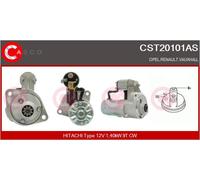 CASCO Starter 1.40 KW Adatto Per Opel Combo Furgone/Kombi 1.7 D 1.5 TD