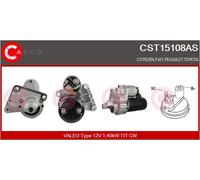 CASCO Starter 1.40 KW Per Citroën Berlingo Kasten 1.6 HDi 90 16V C4 Picasso I