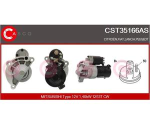 CASCO Starter 1.40 KW Per Citroën C-Crosser 2.2 HDi Berlingo 2.0 1.9 D 1.8