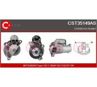 CASCO Starter 1.70 KW Per Peugeot Expert Kasten 1.9 D 306 Schrägheck Citroën