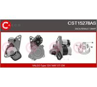 CASCO Starter 1 KW Adatto Per Renault Clio IV 0.9 TCe 90 Captur 1.0 SCe 70