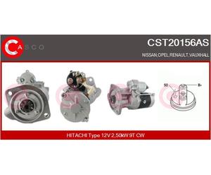 CASCO Starter 2.50 KW Per Nissan Terrano II 3.0 Di 4WD Interstar Kasten DCI 140