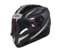 Casco Steelbird Nero Desert Storm+Visiera Trasparente Antifog Taglia L 600m