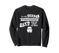 Casco Stormtrooper Slogan I'm The Crazy Fan Felpa