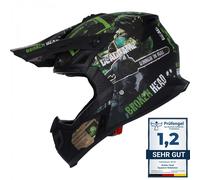 Casco Supermoto E Motocross Resolution Verde