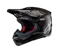 Alpinestars Supertech S-M10 Solid 2024 Casco Motocross, nero, taglia XL