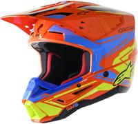Alpinestars S-m5 Action 2 Ece22.06 Off-road Helmet Rosso S