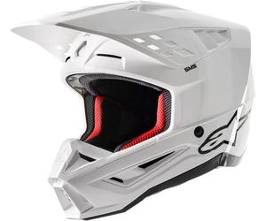 Casco Supertech M5 Solid MX ALPINESTARS Bianco