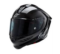 Alpinestars Supertech R10 Carbon Casco, nero, Taglia XXL (63/64)