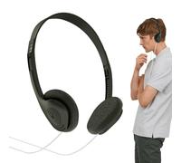 Casco Supra-auricolare retrò,Cuffie retrò Suono di Alta qualità | Auricolari retrò leggeri per lettore Discman computer cellulare