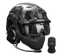 Casco tattico FAST con cuffie con cancellazione del rumore