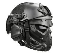 Casco tattico FAST con cuffie con cancellazione del rumore e maschera