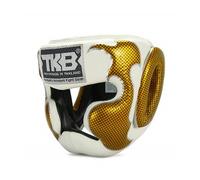Casco Top King Empower Bianco/Oro M