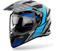 Airoh Bandit Spicy, casco avventura 3XL female Grigio/Nero/Azzurro/Blu