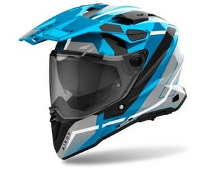 Casco Touring Airoh Commander 2 Mavick Cerulean Blue Lucido 3XL