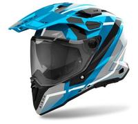 Casco Touring Airoh Commander 2 Mavick Cerulean Blue Lucido XS