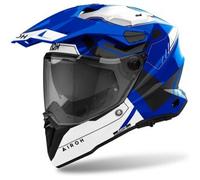 Casco Touring Airoh Commander 2 Reveal Blu Bianco Lucido L