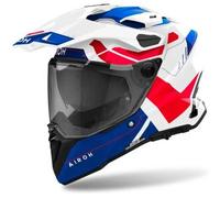 Casco Touring Airoh Commander 2 Reveal Blu Rosso Lucido L