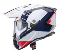 Caberg Tanami Scram Casco da motocross, bianco-rosso-blu, taglia M per maschi