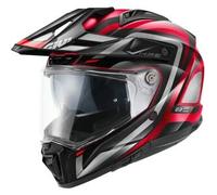 Casco Touring Givi 80.1 Apex Bordeaux Titanio Rosso Nero Lucido XXL