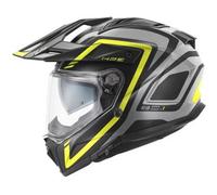 Casco Touring Givi 80.1 Apex Grigio Nero Giallo Fluo Opaco L