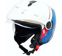 Casco Touring OJ Viaggio ADV Bianco Rosso Blu XL