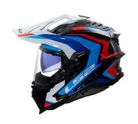 Casco Integrale Touring Ls2 Mx701 Explorer C FRONTIER II Bianco Blu