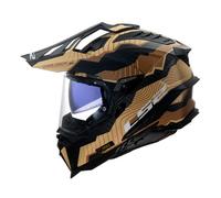 LS2, Casco da Motocross EXPLORER CARBON TRICK Matt Brown Sand, M