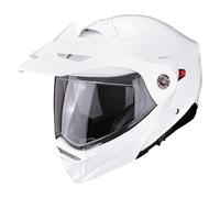 casco trail modulare scorpion adx-2 solid - bianco pearl XS